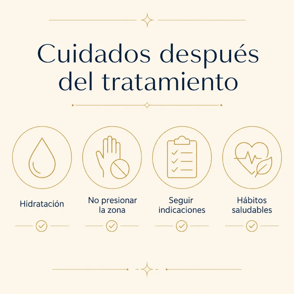 Cuidados después del tratamiento para mantener los resultados