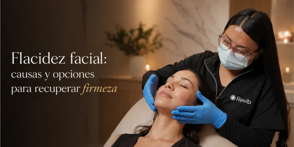 Tratamiento para la flacidez facial en Revib, clínica estética en Bogotá