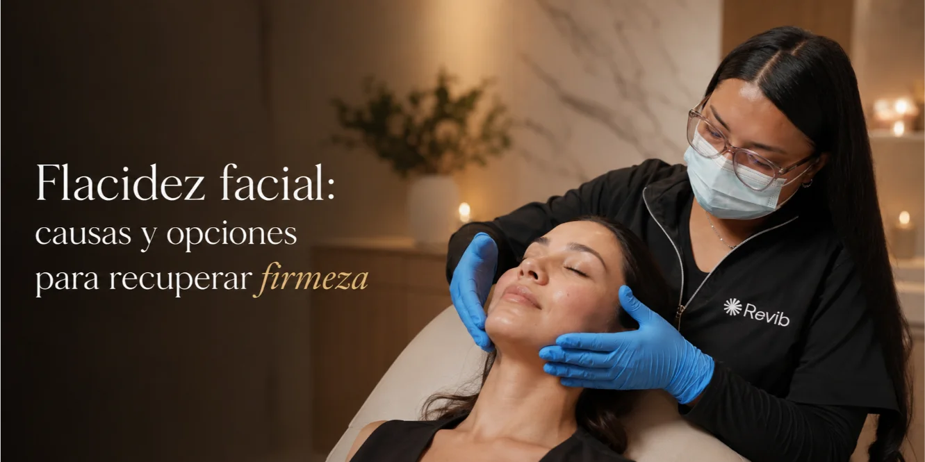 Tratamiento para la flacidez facial en Revib, clínica estética en Bogotá