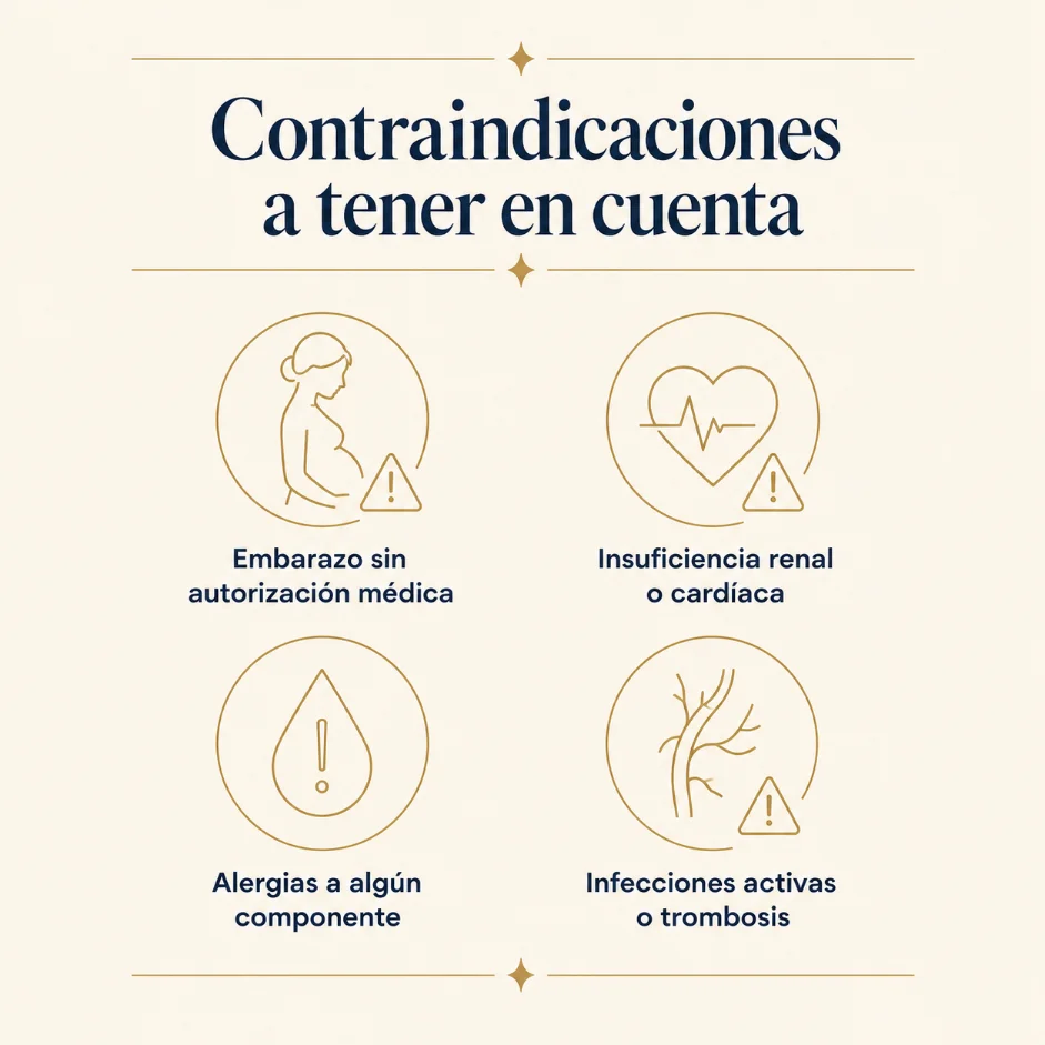 Contraindicaciones a tener en cuenta antes de aplicarte el suero vitaminado