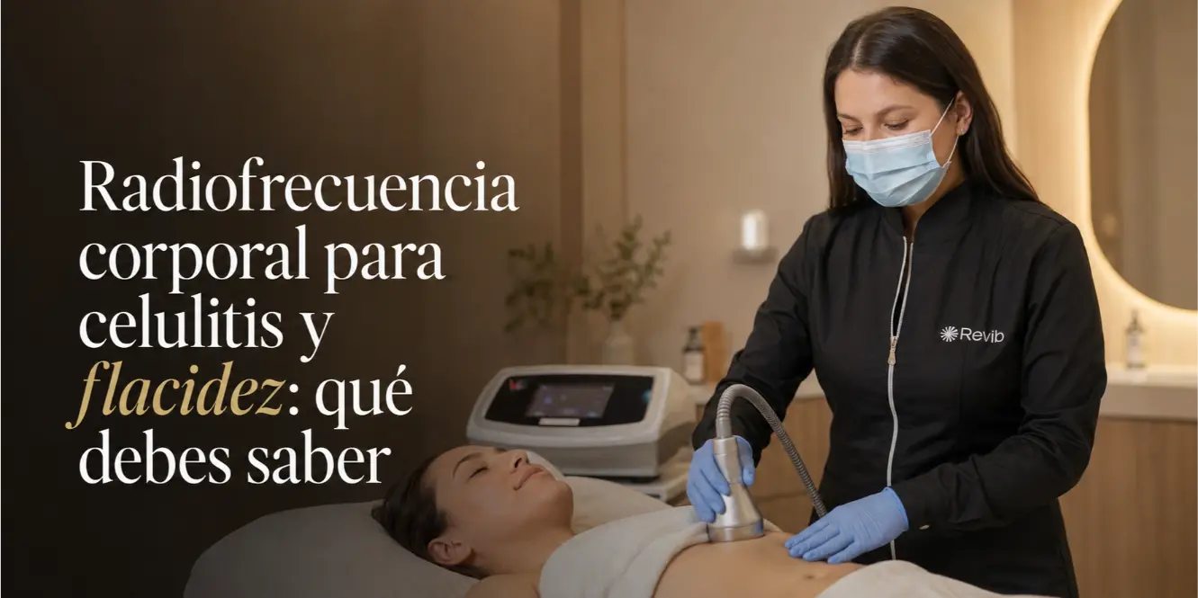 Radiofrecuencia corporal para celulitis y flacidez en Revib