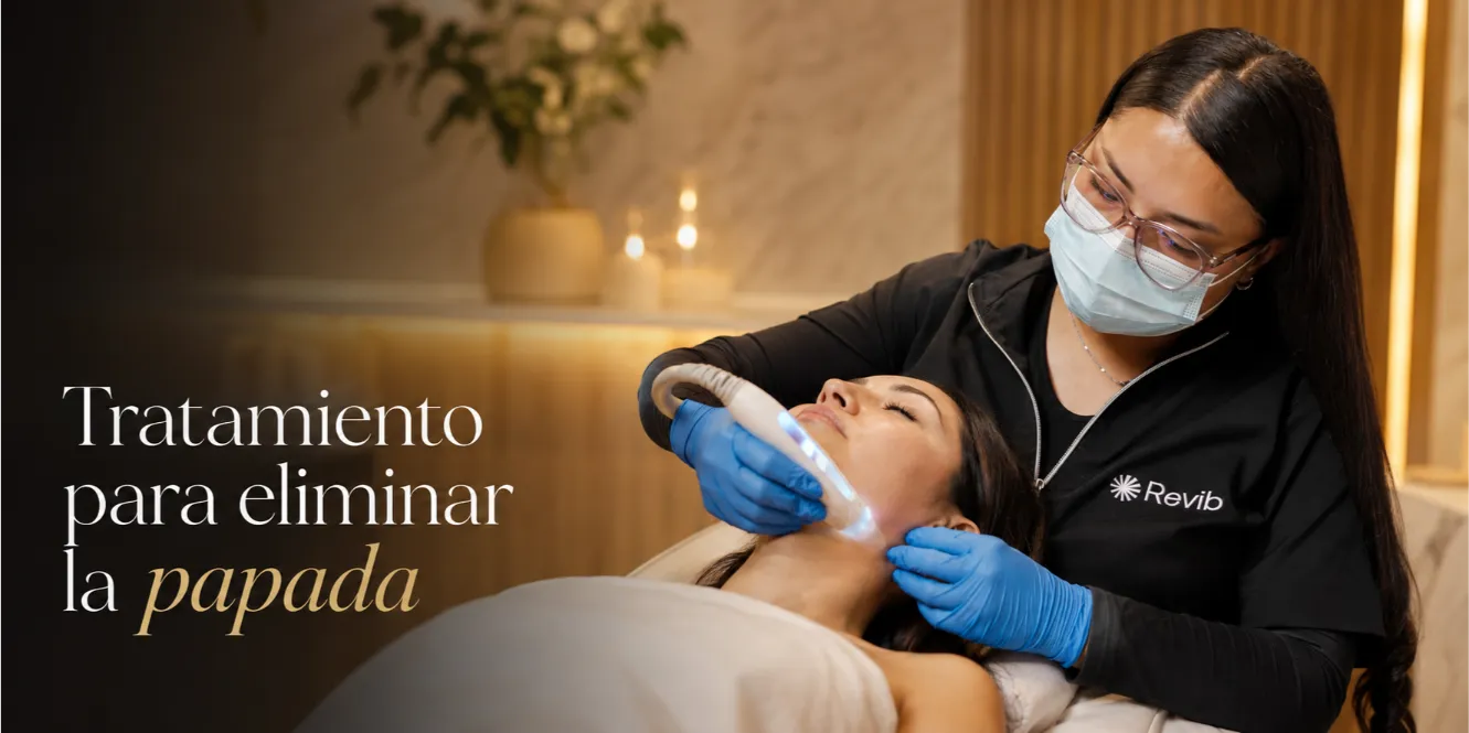 Tratamiento para eliminar la papada en Revib, valoración de perfil facial y cuello